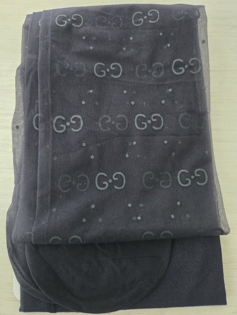 Men's Black Patterned Pants